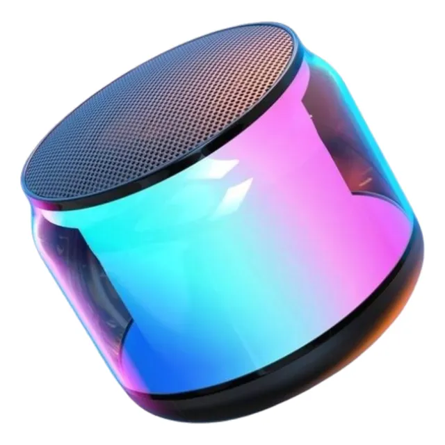 Parlante Mini Bluetooth Portatil Luz Led Rgb Inalambrico Sd