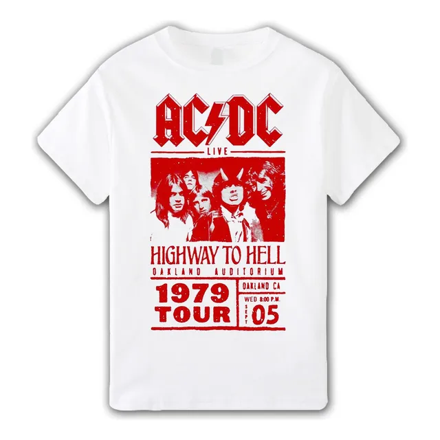 Remera Ac/dc - Highway To Hell Album Rock Aesthetic Unisex 