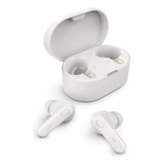 Audífonos True Wireless Bluetooth Philips Tat1108wt Blancos Blanco