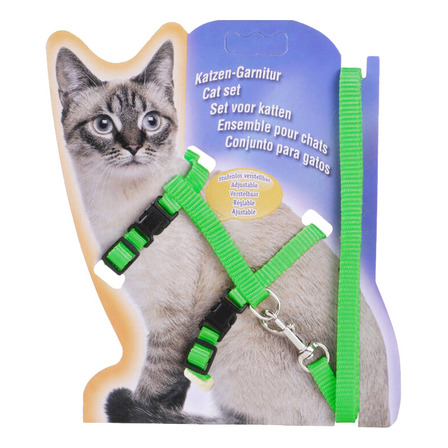 Pretal Regulable Con Correa Para Gatos Pretal Regulable Con Correa Para Gatos