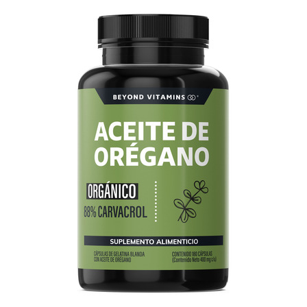 Beyond Vitamins | Aceite De Oregano Orgánico 100% Natural Con 88% Carvacrol | Oil Of Oregano | Aceite Oregano Capsulas - Candida Cleanse Grado Alimenticio - Vitaminas Mujer / Hombre - (180 Cápsulas) Beyond Vitamins | Aceite De Oregano Orgánico 100% Natural Con 88% Carvacrol | Oil Of Oregano | Aceite Oregano Capsulas - Candida Cleanse Grado Alimenticio - Vitaminas Mujer / Hombre - (180 Cápsulas)