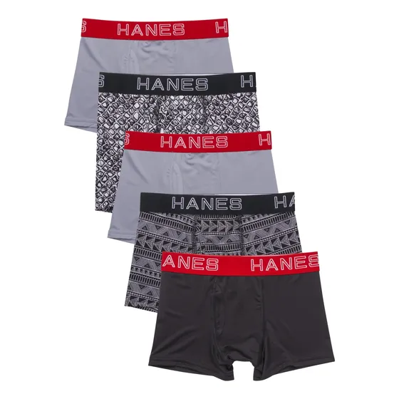 Paquete De 5 Bóxer Elásticos X-temp Para Niños De Hanes Orig