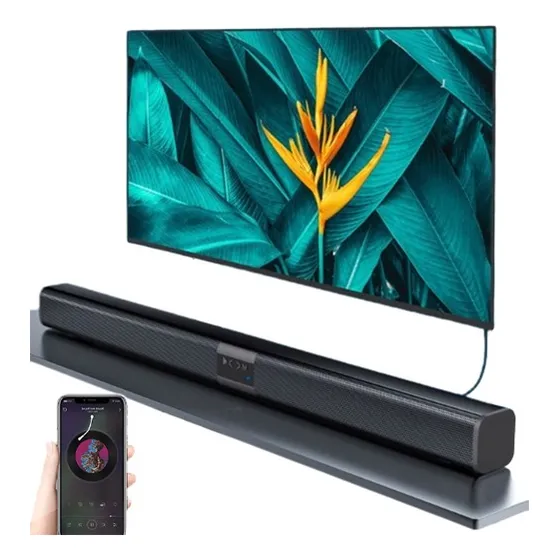 Bocina Bluetooth Barra D Sonido Para Tv Con Rca Aux Usb 80cm