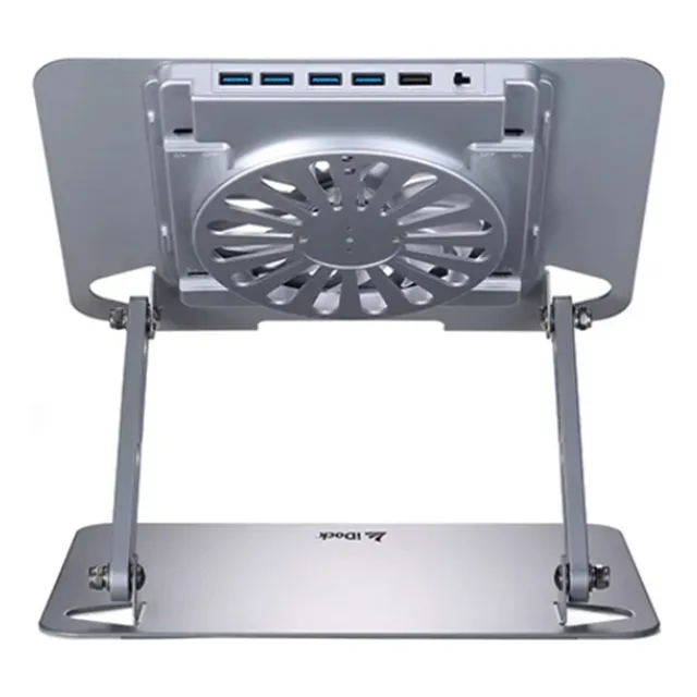 Soporte Cooler De Aluminio Idock - 5 Puertos Usb 3.0
