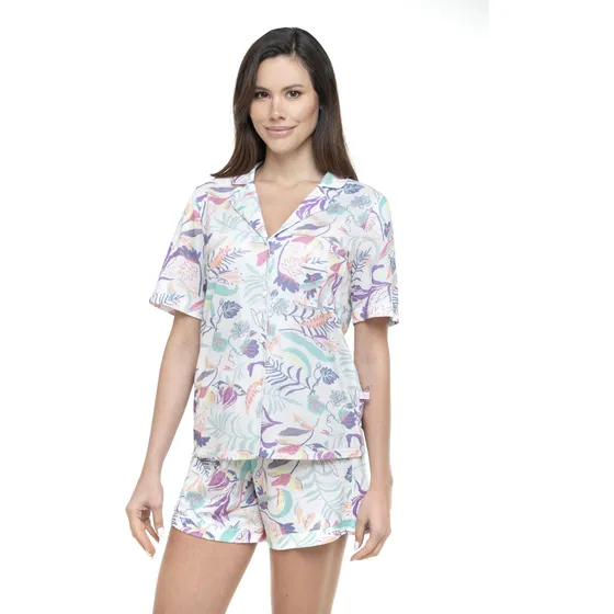 Pijama Verano Mujer Camisero  Promesse 15265