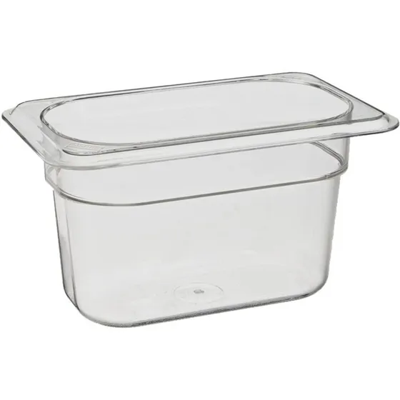 Bandeja Gastronorm Gn Cambro 1/9 17.6x10,8x10 Policarbonato Color Transparente