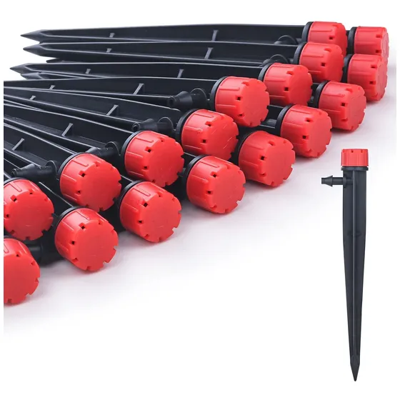 100 Emisor Goteo Para Tubo Riego 1 4 Gotero Ajustable 5