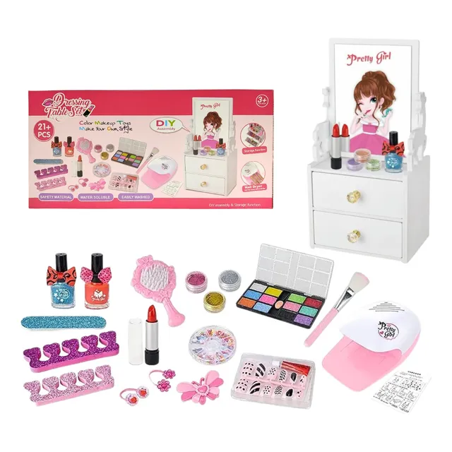Set Tocador De Maquillaje Infantil - Okidoki.