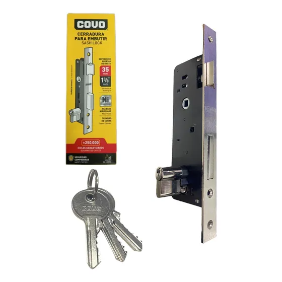 Cerradura Para Embutir De 35mm Covo