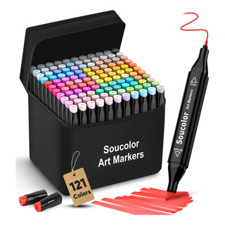 Kits De Arte 120 Colores Doble Punta Marcadores De Alcohol Kits De Arte 120 Colores Doble Punta Marcadores De Alcohol