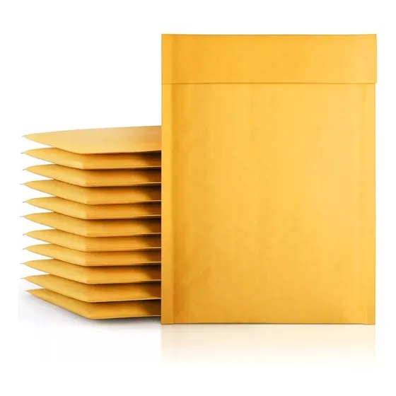 Pack 145 Sobres Acolchados Con Burbujas 25 X 30 Color Amarillo