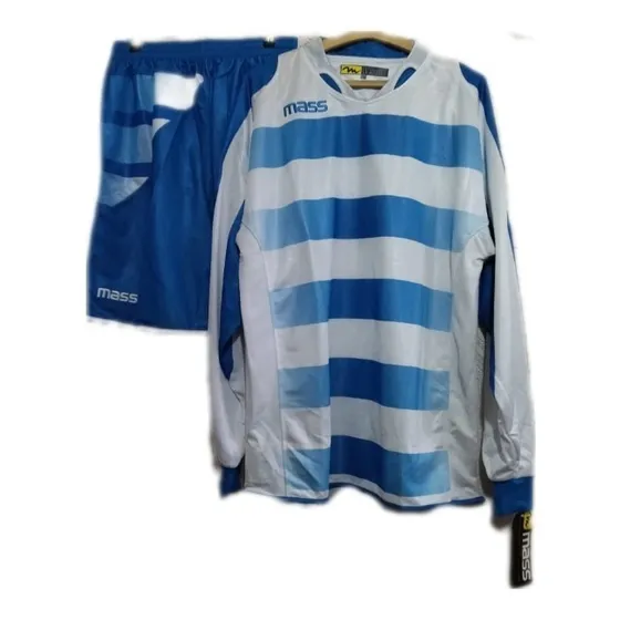Conjunto Deportivo M A S S Blanco Y Celeste Talle Xl / Xxl