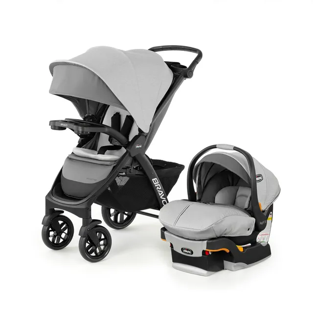 Chicco Carriola Modular Bravo Le Driftwood Chasis Negro