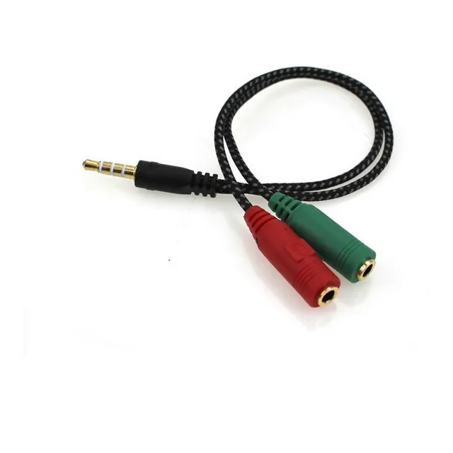 Cable Convertidor Adaptador Audio Y Microfono 3.5mm Ps4 Xbox