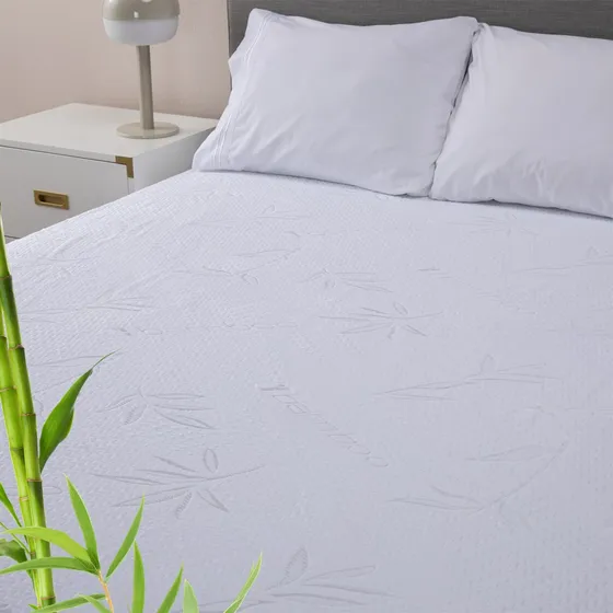 Cubre Colchon Impermeable Bambu 1.5 2 Plazas King Super King