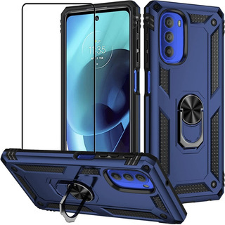 Funda Shockproof Para Motorola G51 5g + Mica Cristal 21d Funda Shockproof Para Motorola G51 5g + Mica Cristal 21d