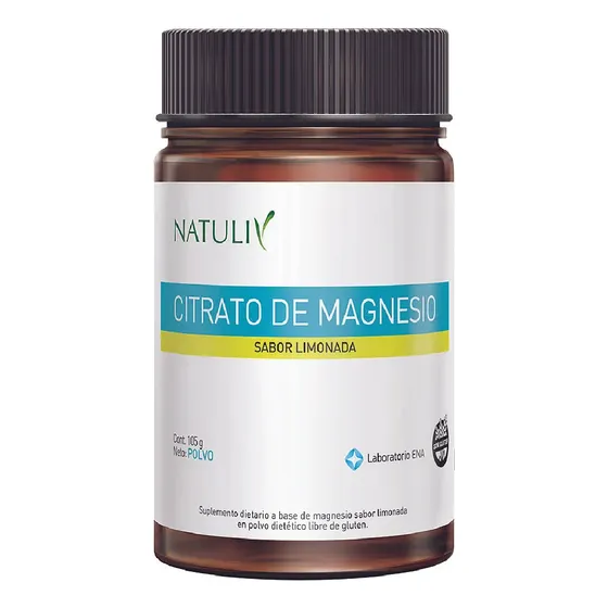 Natuliv Citrato De Magnesio Polvo Sabor Limonada X105gr
