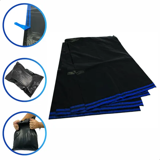 Copas Indústria Saco Preto Correios Inviolável com Lacre 19x25 Full 1000 Und