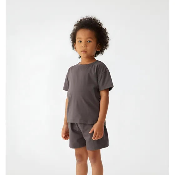 Niños Traje Sudadera Tela Casual Cómodo Conjunto Dos Piezas