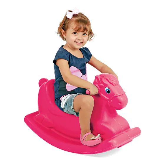 Caballito Mecedor Super Plastico Caballo Juguete Balancin