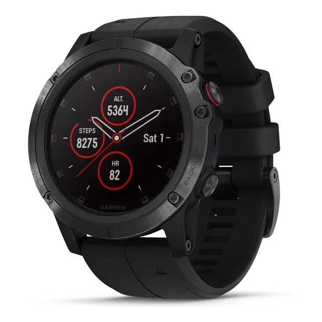 Garmin Fenix 5x Plus Correa Zafiro Negra 51mm Smartwatch