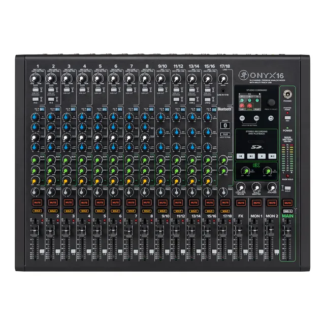 Mezcladora Análoga 16 Canales Con Multi-track Usb Onyx16 Mac