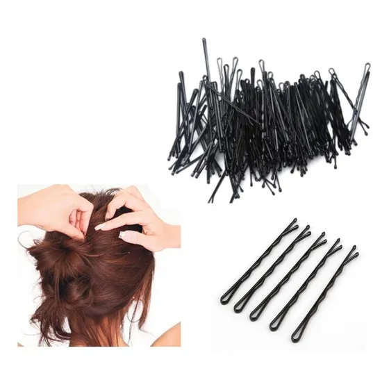 Horquillas Clips Para Cabello X 48 Unid Gancho Invisible