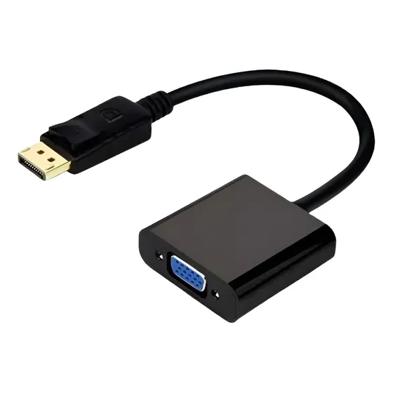 Convertidor Display Port Vga Adaptador Macho Hembra Hd 1080p