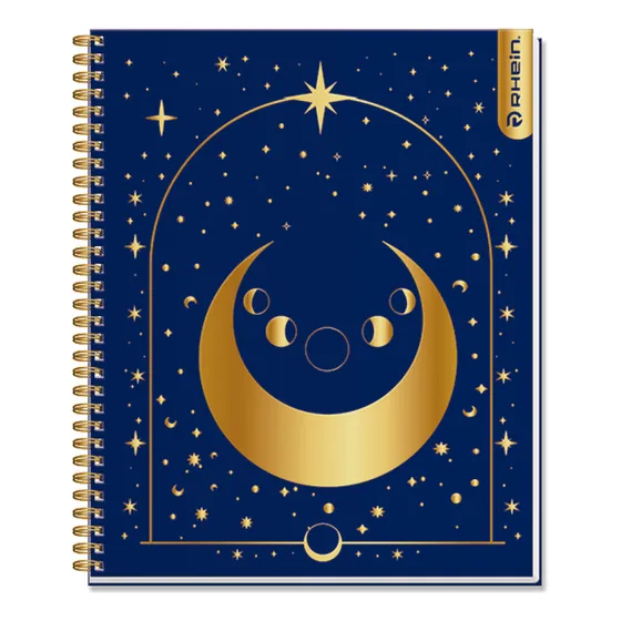 Pack 6 Cuadernos Universitario Rhein Astrology 100 Hojas 7mm Color Cuadro 7mm