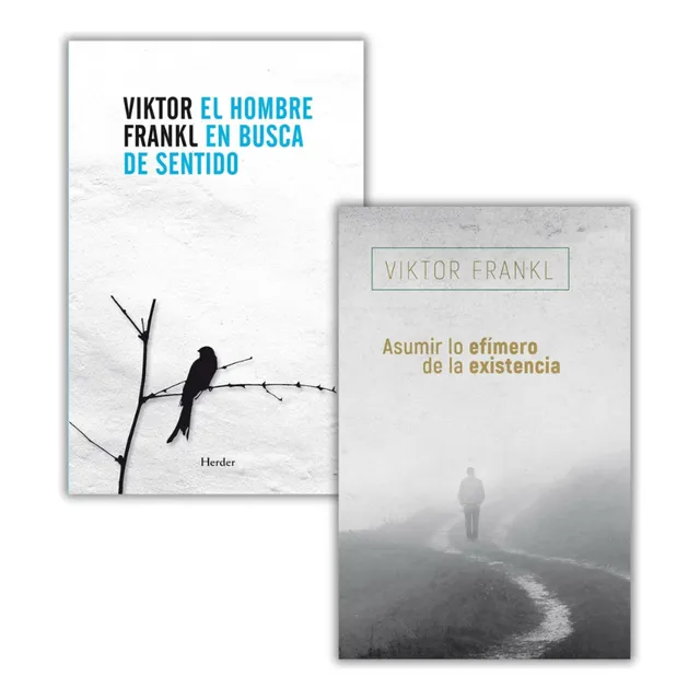 Busca Sentido + Asumir Efimero - Frankl - Herder - 2 Libros