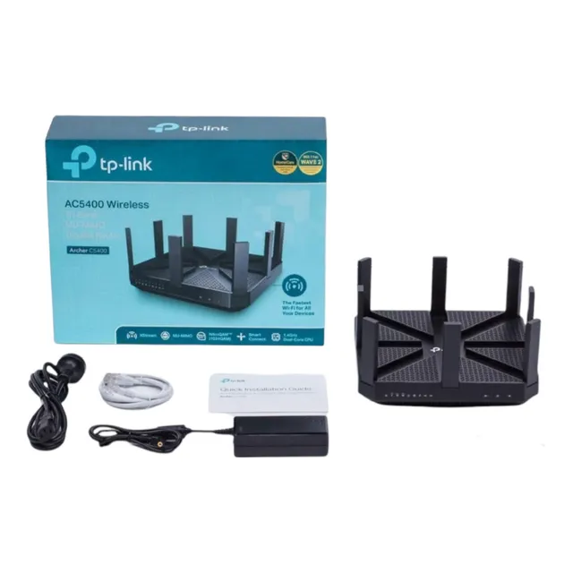 Router Inalámbrico Gigabit Triple Banda Tp-link Ac5400