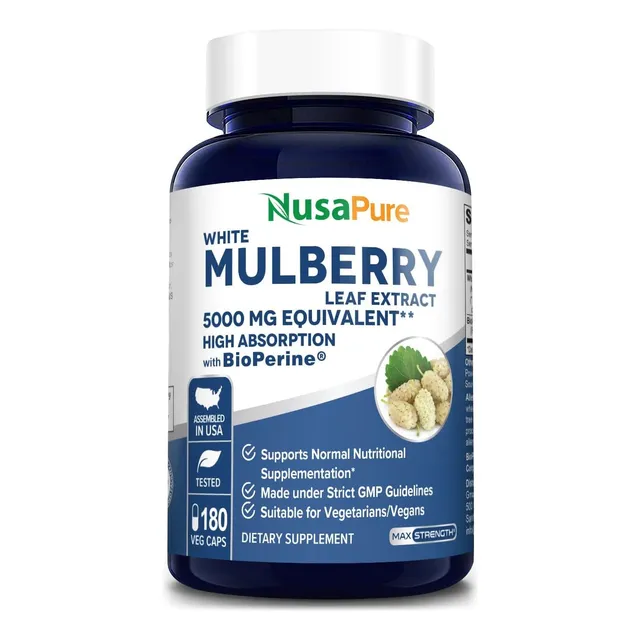 Mulberry Pastillas Bajar De Peso Supresor Apetito Antojos Us