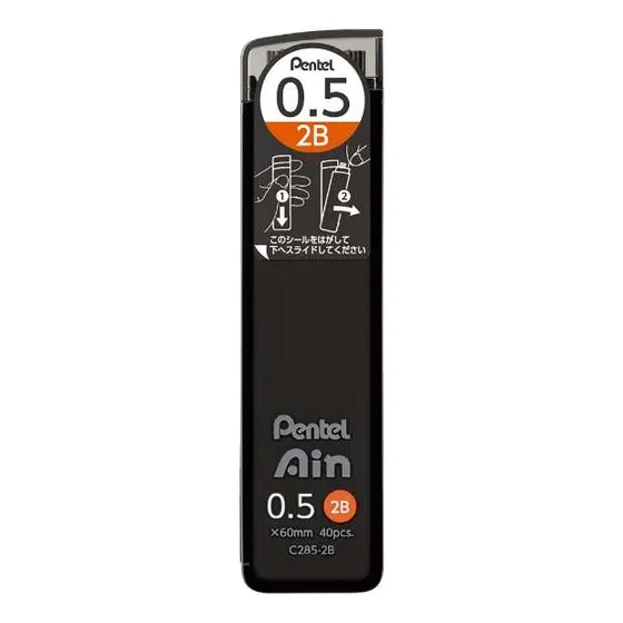 Minas Pentel Ain 0.5mm Tubo X40 Minas