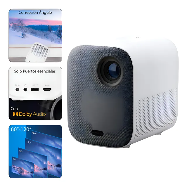 Proyector Xiaomi Mi Smart Projector 2 Eu Hdmi 4k Blanco