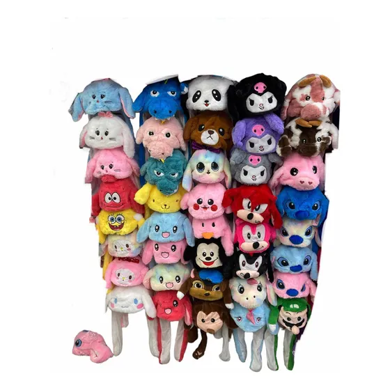 Gorrito Kawaii Viral Sanrio, Stitch, Sonic Luces Y Mov Oreja