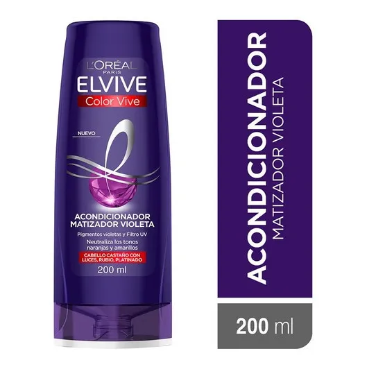 Acondicionador Elvive Color Vive Purple 200 Ml