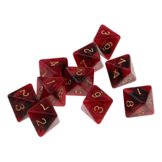 Dados De De Dados De 10 Peças Com Vários Lados D8 Para De Dados De De Dados De 10 Peças Com Vários Lados D8 Para De