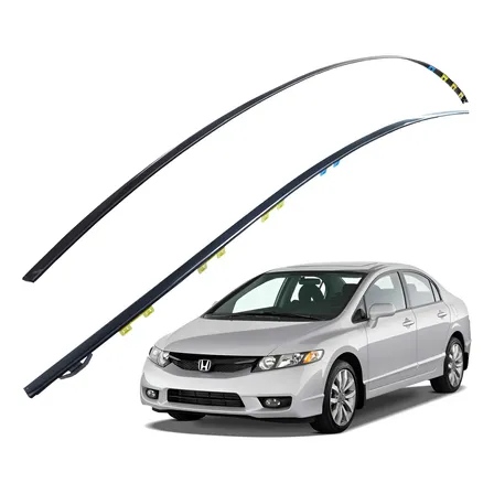 Par Friso Borracha Teto Honda Civic 2007 Até 2011