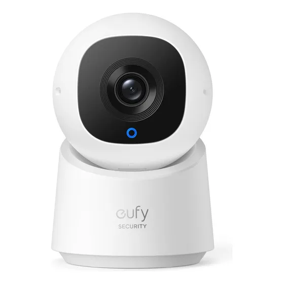 Cámara De Seguridad Inalámbricas Eufy Security Indoor Cam C220, 3mp, 360° Cámara de Vigilancia para el Hogar con Pan & Tilt, Seguimiento Inteligente por AI para Personas y Movimientos, Interior, Wi-Fi