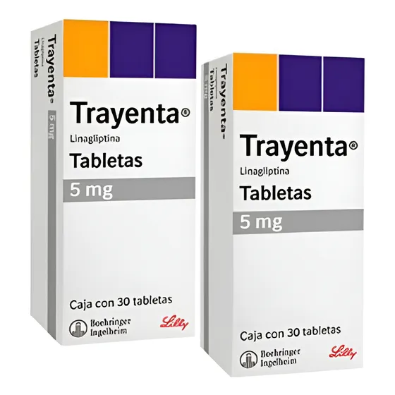 Kit 2 Pzas. Trayenta 5 Mg( Linagliptina)caja C/30 Tabletas