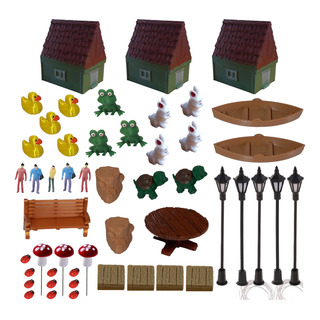 Mega Kit Miniaturas Com 50 Peças Para Suculentas E Terrários Mega Kit Miniaturas Com 50 Peças Para Suculentas E Terrários