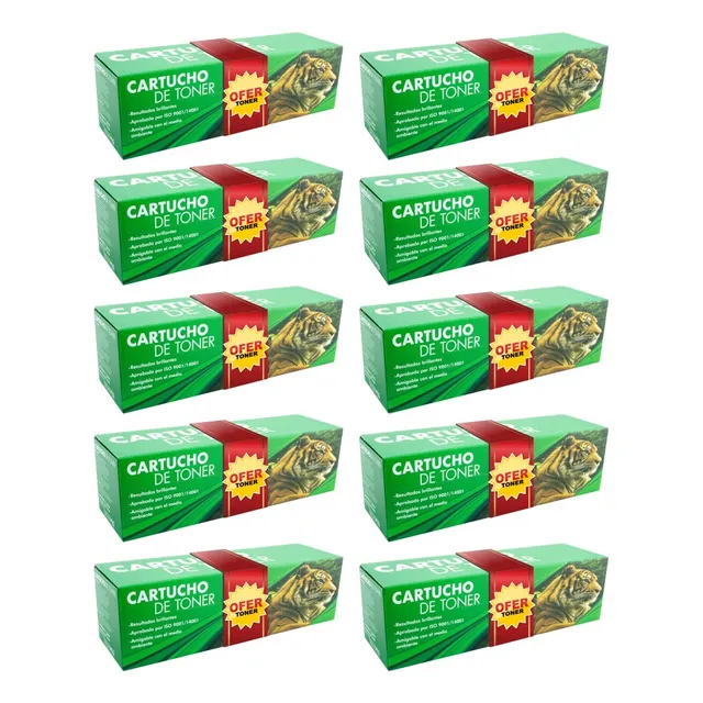10 Pza Cf258a Toner Tigre Compatible Con M404