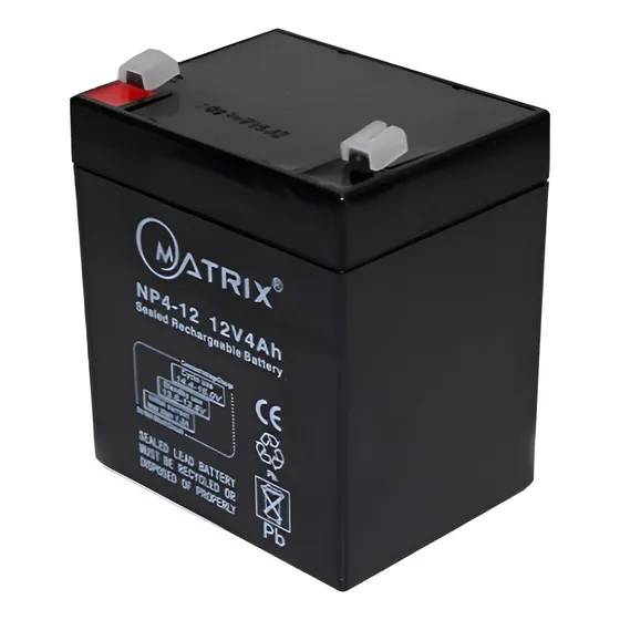 Batería 12v 4 Mah Matrix Para Centrales De Incendio Nuevas