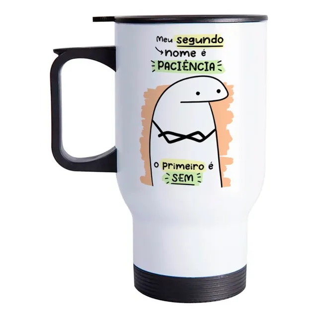 Copo Térmico Flork Meme Bento Inox 475ml