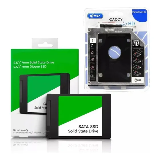 Ssd Hd 240gb +caddy Para Notebook Gateway  Ne56r13b