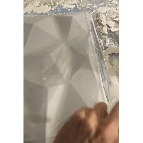 Molde Modelo Diamond 50x50 Para Panel 3d - Yeso O Concreto.