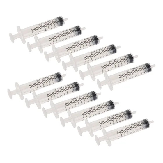 10 Tubos De Líquido En Forma De Mini Jeringa De 10 Ml Reutil