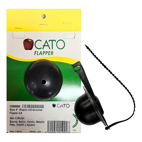 Sapito 3 PuLG Flapper Para Wc One Piece Cato Original 4.8lts