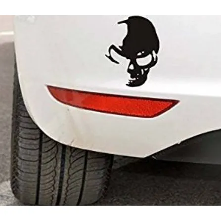 Sticker Calcomania Calavera Diseño Original Para Carros