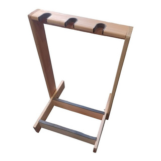 Multi Soporte De Madera P/ 3 Guitarras Color Natural Multi Soporte De Madera P/ 3 Guitarras Color Natural